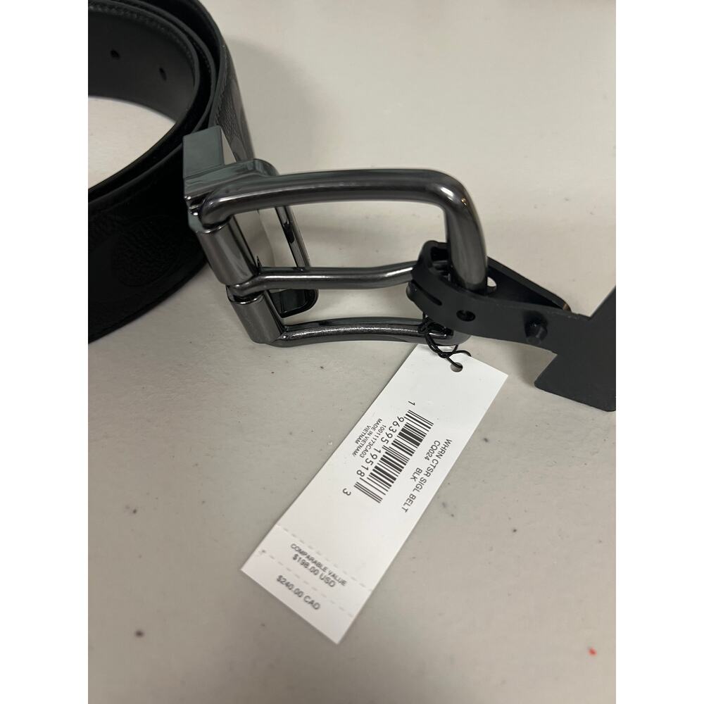 Coach CQ024 Harness Buckle Cut-To-Size Reversible Belt, 38 Mm - Picture 7 of 7